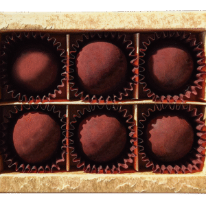 Bombones con 75% cacao (6 unidades)